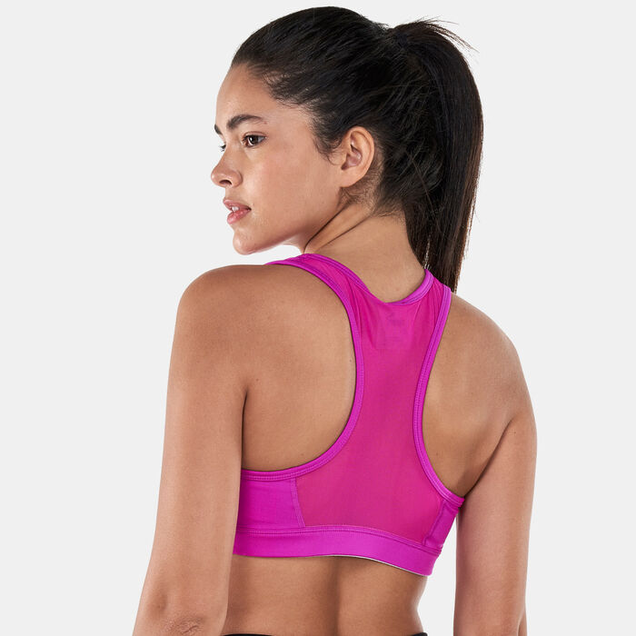 PUMA Women's Mid Impact 4Keeps Sports Bra Pink image number 1