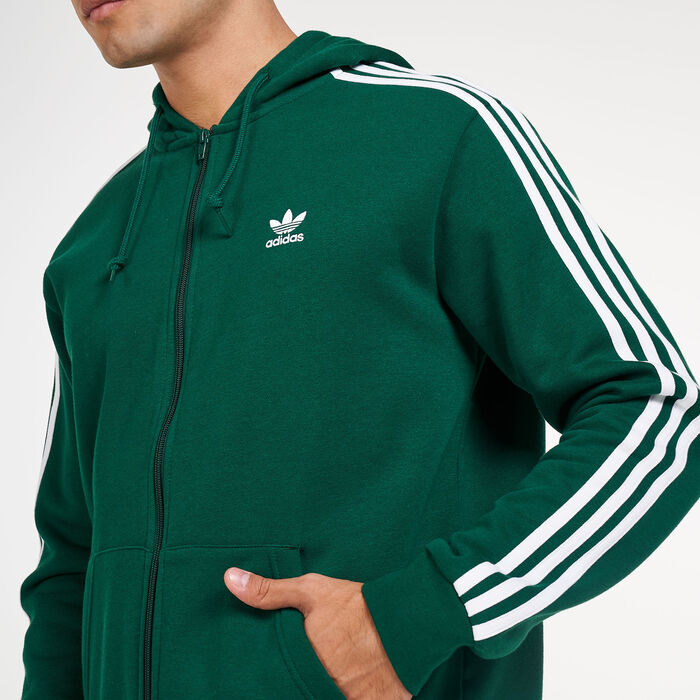 Buy adidas Originals Men's 3-Stripes Hoodie Green in KSA -SSS