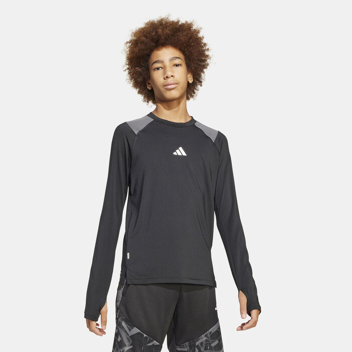 adidas Kids' Sport Icons Fractal Print Shorts Black adidas Kids' Sport Icons Fractal Print Shorts Black image number 0