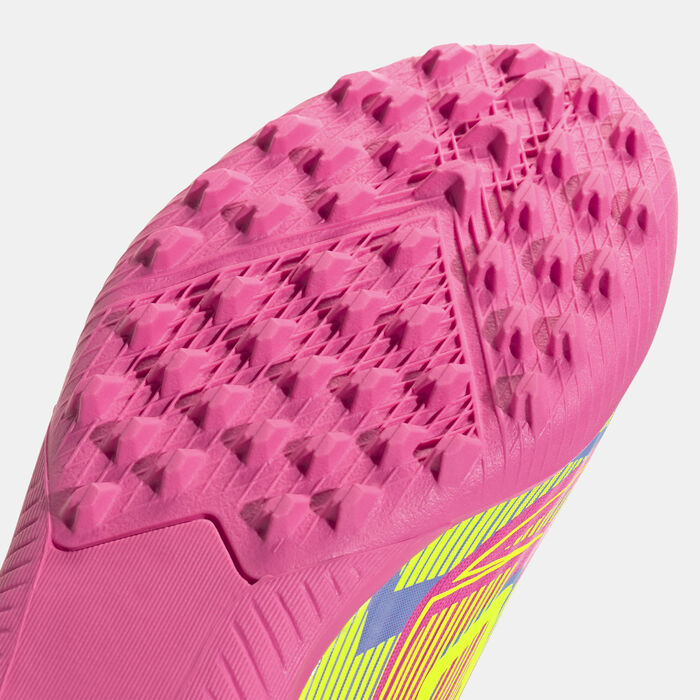 adidas Kids' F50 League Turf Ground Football Shoes Pink image number 5