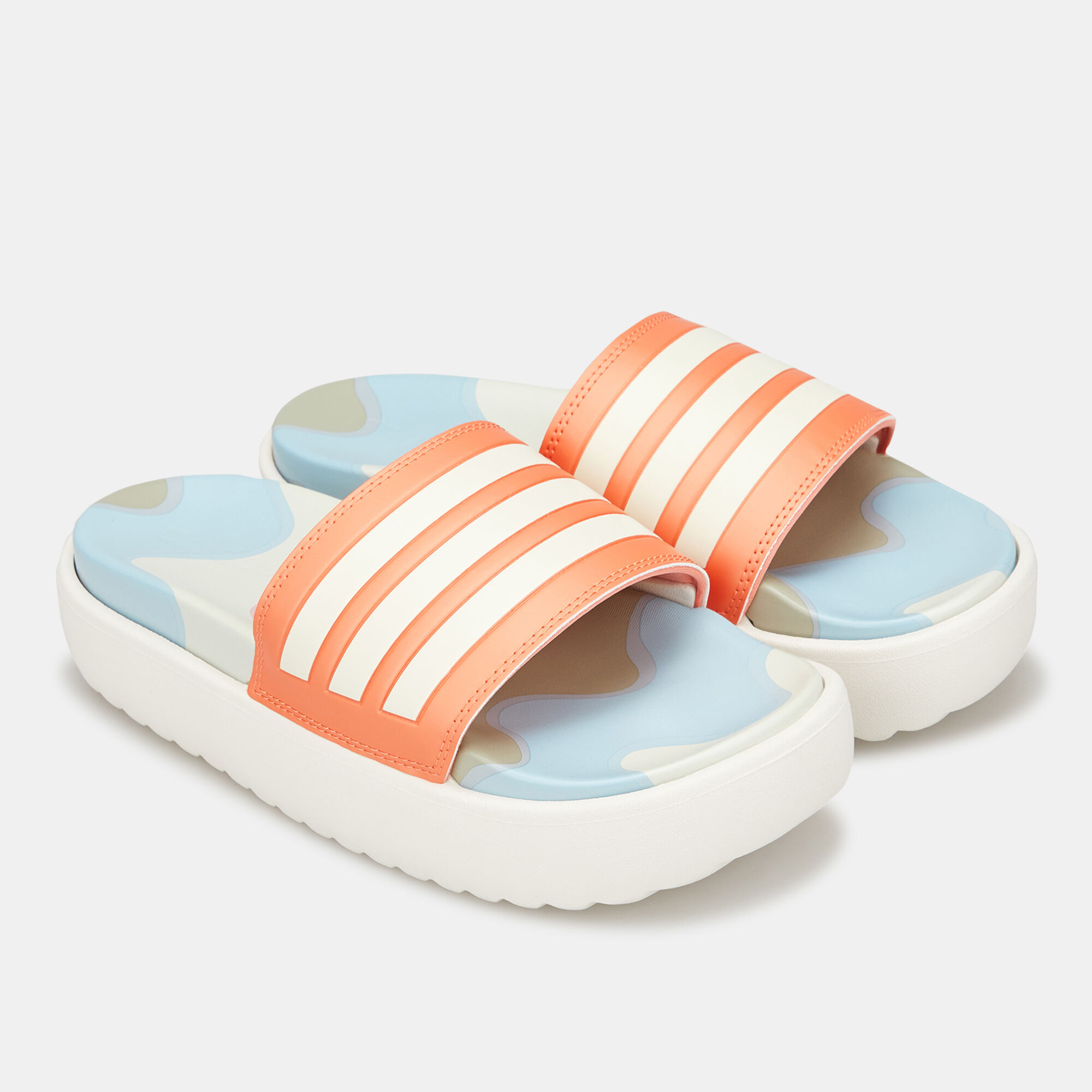 Buy adidas Women s x Marimekko Aqualette Ocean Clogs Orange in KSA