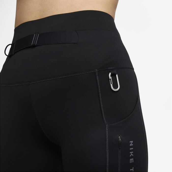Nike Women's Trail Go 7/8 Running Leggings Black Nike Women's Trail Go 7/8 Running Leggings Black image number 4