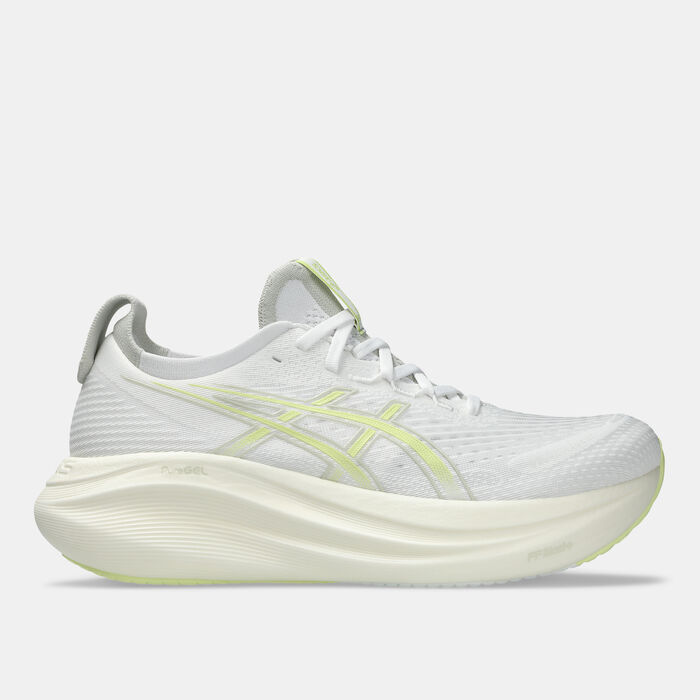 ASICS Men's GEL-NIMBUS 27 Running Shoes White image number 0