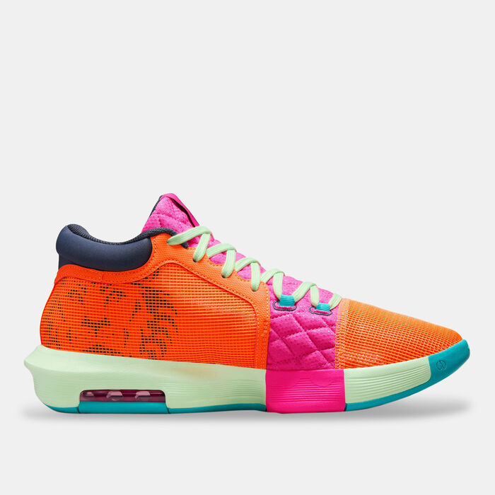 Nike LeBron Witness 8 Basketball Shoes Orange image number 2
