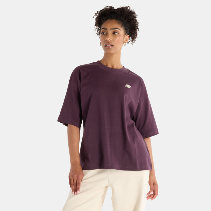 New Balance Women's Graphic T-Shirt Purple image number 0