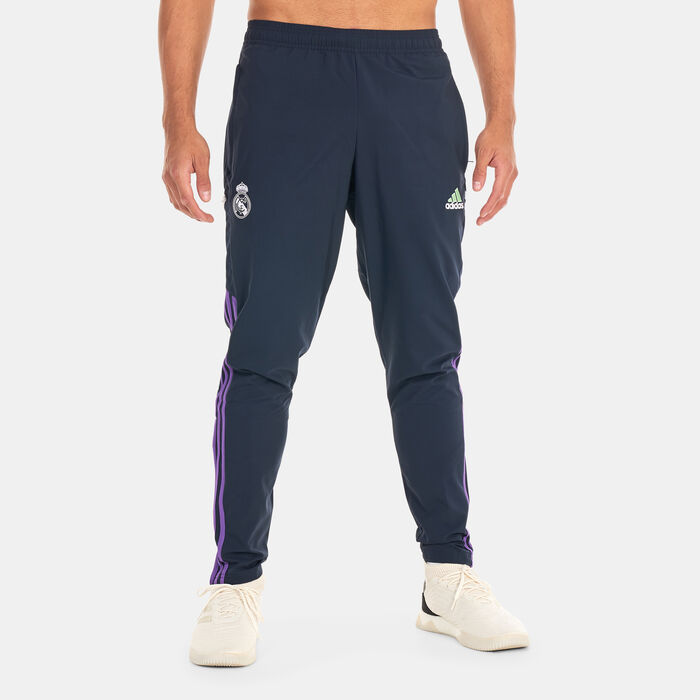adidas Men's Real Madrid Condivo 22 Presentation Pants Blue adidas Men's Real Madrid Condivo 22 Presentation Pants Blue image number 0