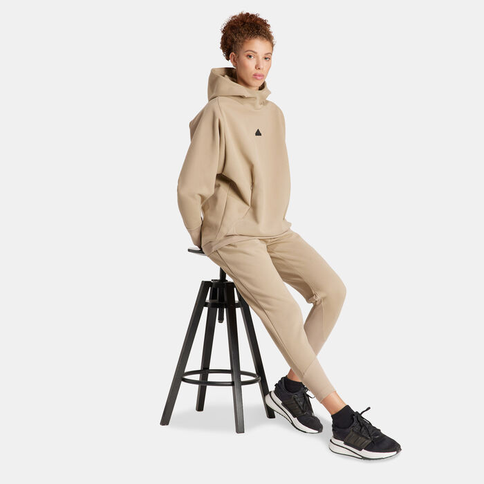 adidas Women's Z.N.E. Winterized Training Joggers Green adidas Women's Z.N.E. Winterized Training Joggers Green image number 2