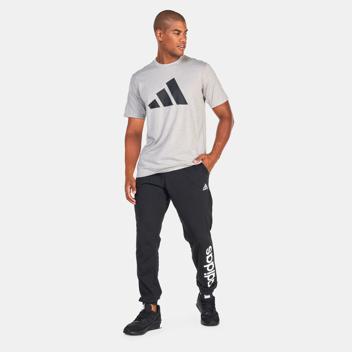 adidas Men's Train Essentials Feelready Logo Training T-Shirt Green image number 2