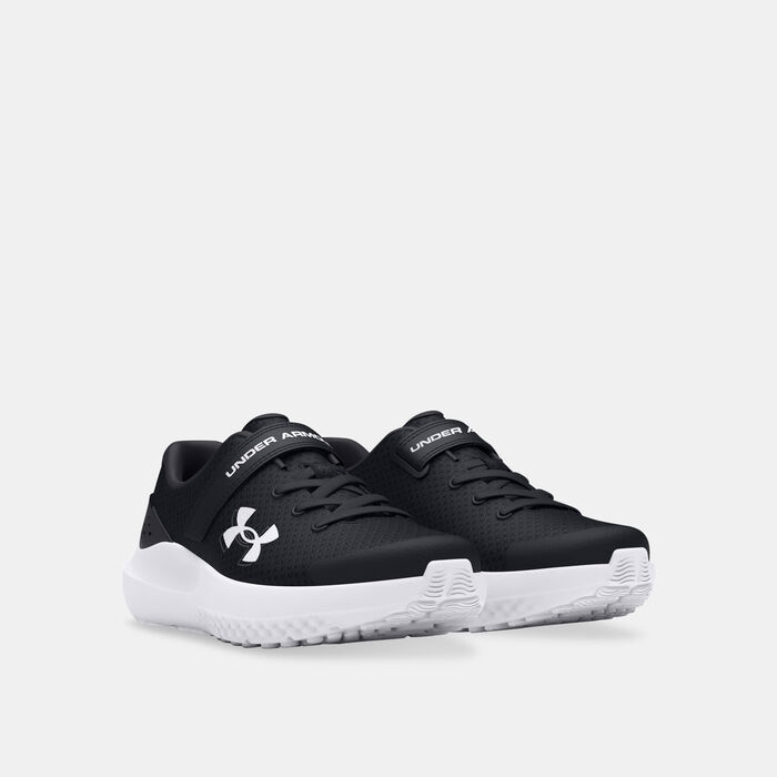 Under Armour Kids' Surge 4 AC Running Shoes Black Under Armour Kids' Surge 4 AC Running Shoes Black image number 1