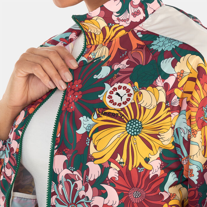 PUMA Women's x LIBERTY Allover Print Woven Jacket Multi-Color PUMA Women's x LIBERTY Allover Print Woven Jacket Multi-Color image number 3