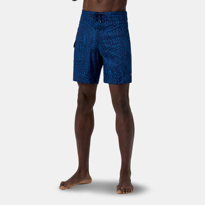 Speedo Men's Lookout Print Board Swimming Shorts Blue Speedo Men's Lookout Print Board Swimming Shorts Blue