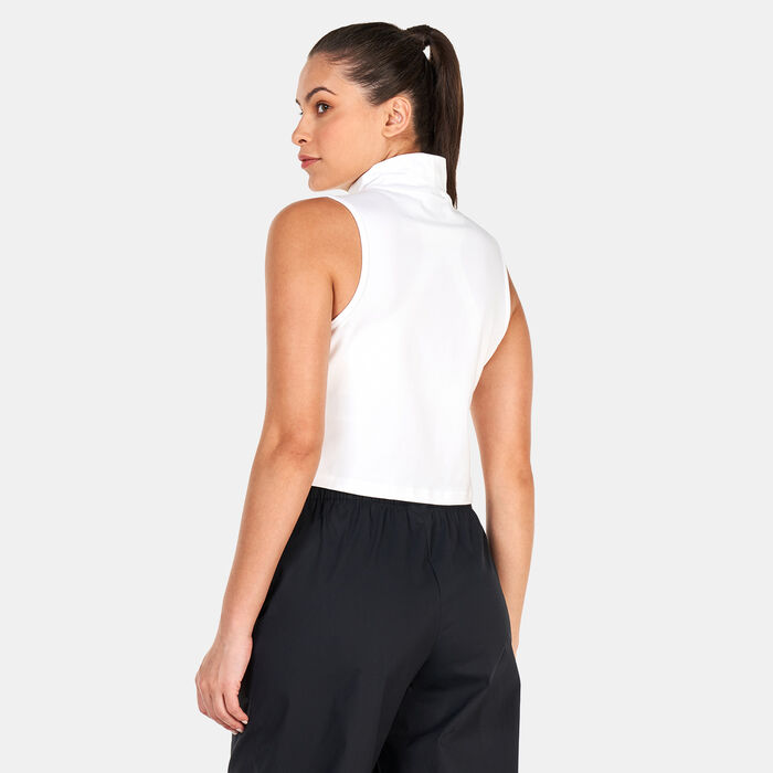 Nike Women's Sportswear Collection Essentials Mock Top White Nike Women's Sportswear Collection Essentials Mock Top White image number 1