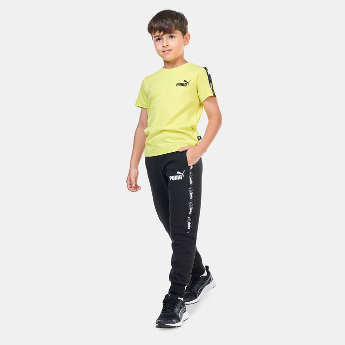 PUMA Kids' ESS+ Tape Camo Sweatpants Black PUMA Kids' ESS+ Tape Camo Sweatpants Black image number 2