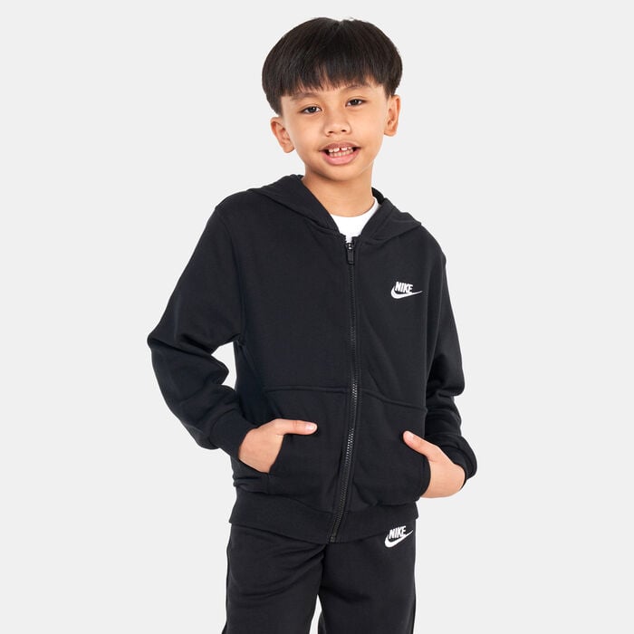 Nike Kids' Sportswear Full Zip Hoodie Black Nike Kids' Sportswear Full Zip Hoodie Black image number 0