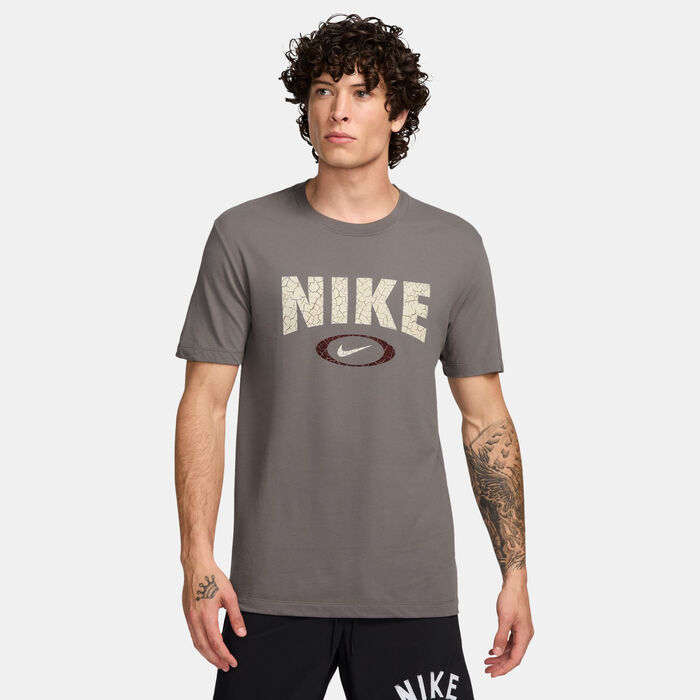 Nike Men's Dri-FIT Training T-Shirt Brown image number 0