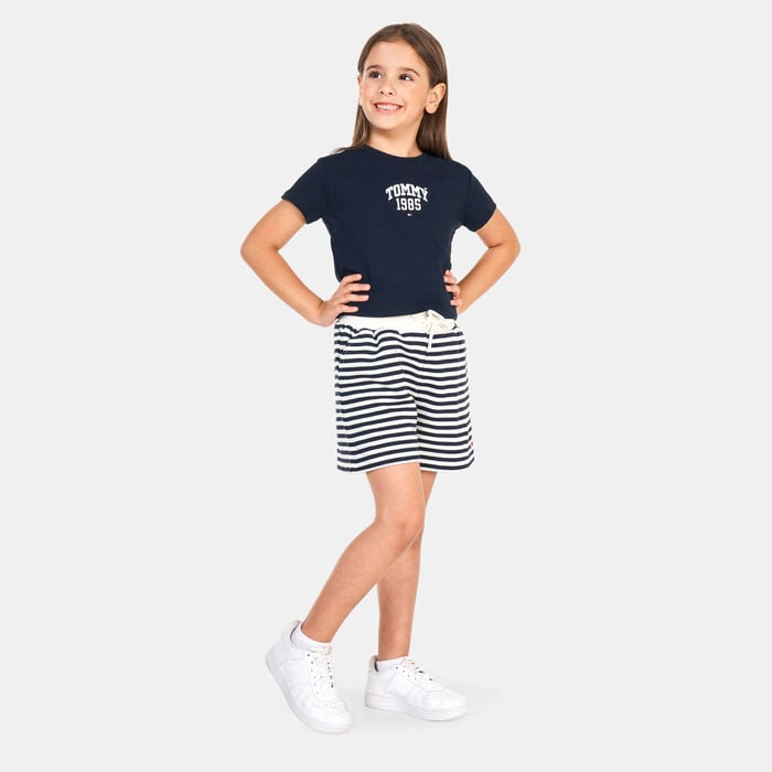 Tommy Hilfiger Kids' Varsity Rib T-Shirt (Older Kids) Blue Tommy Hilfiger Kids' Varsity Rib T-Shirt (Older Kids) Blue image number 2