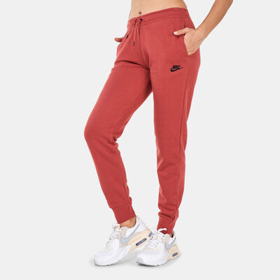 Nike Women's Sportswear Essential Fleece Sweatpants Brown