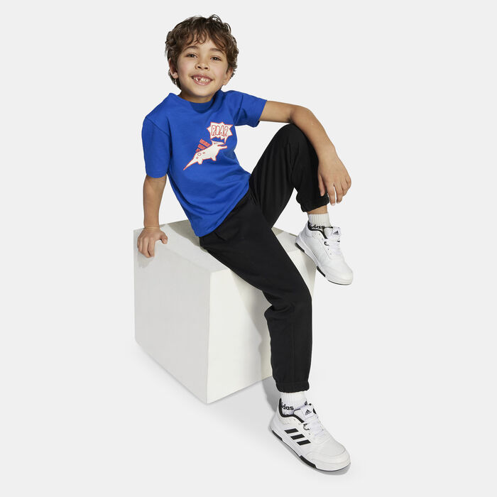 adidas Kids' Adiraptor Graphic T-Shirt Blue image number 2