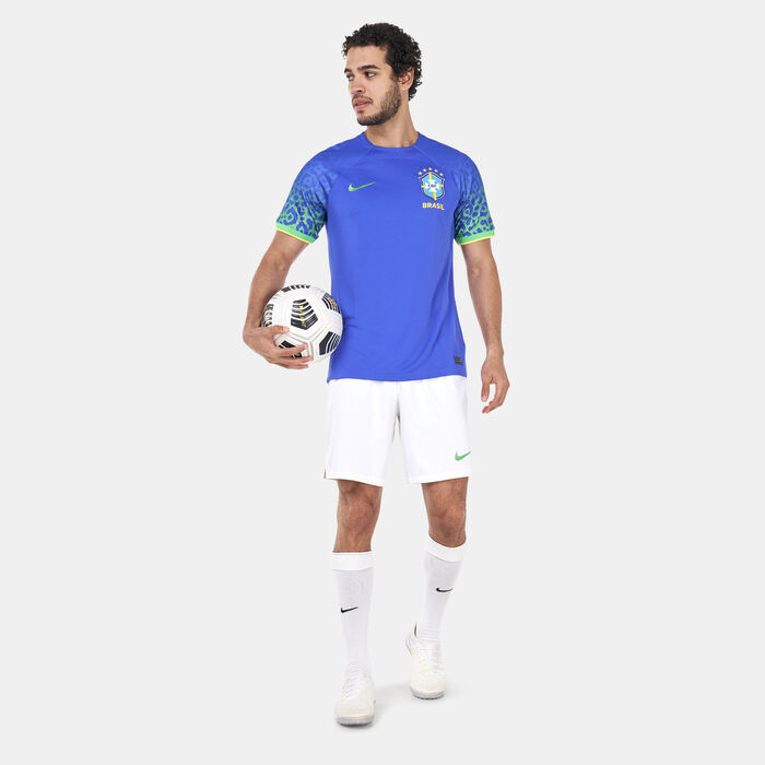 Nike Men's Brazil Away Jersey - 2022/23 Blue Nike Men's Brazil Away Jersey - 2022/23 Blue image number 2