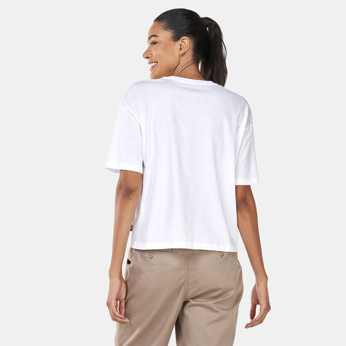 Vans Women's Burns Slow T-Shirt White Vans Women's Burns Slow T-Shirt White image number 1