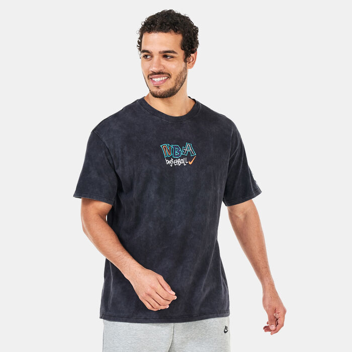 Nike Men's Team 31 Courtside Max90 NBA T-Shirt Black image number 0