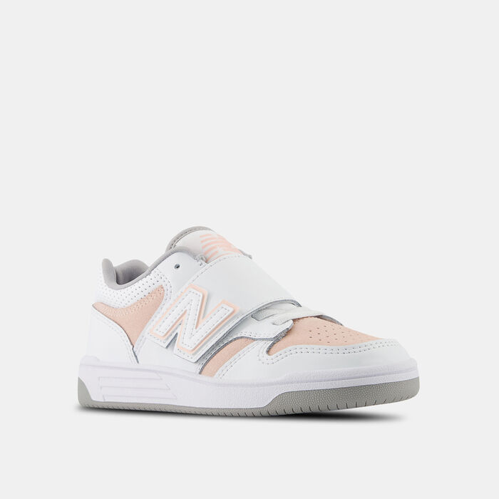 New Balance Kids' BB480 Shoes White New Balance Kids' BB480 Shoes White image number 1