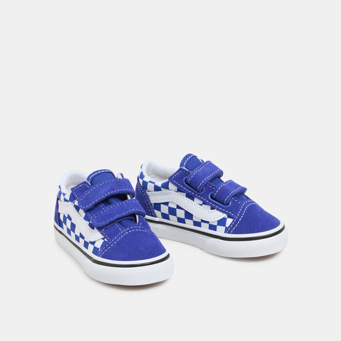 Vans Kids' Old Skool Velcro Shoes (Baby and Toddler) Multi-Color Vans Kids' Old Skool Velcro Shoes (Baby and Toddler) Multi-Color image number 1