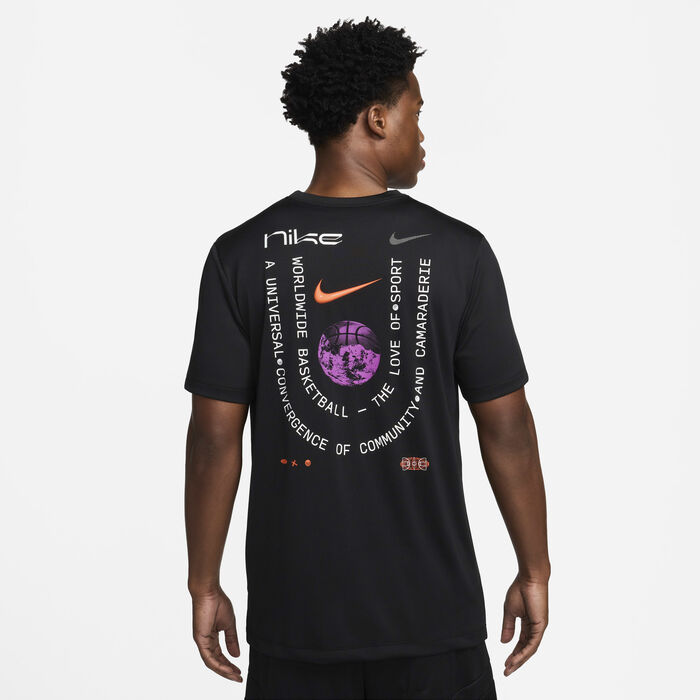 Nike Men's Dri-FIT Basketball T-Shirt Black Nike Men's Dri-FIT Basketball T-Shirt Black image number 0