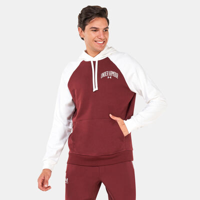 Under Armour Men's UA Rival WM Colourblock Hoodie Red