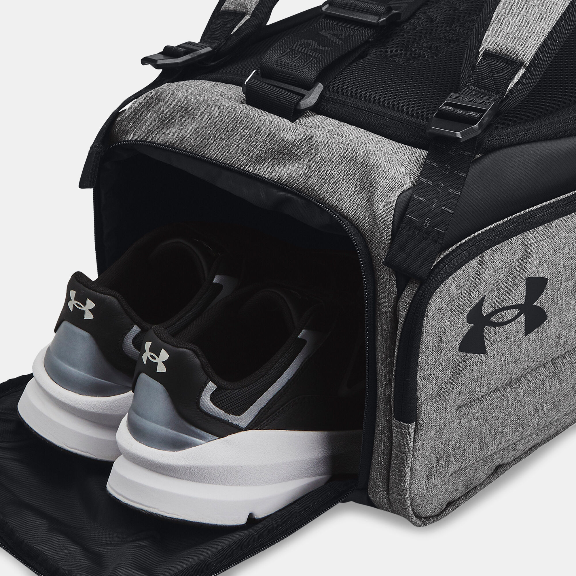 Contain Duo Backpack Duffle Bag Grey Under Armour in KSA SSS