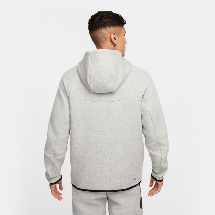 Nike Men's Tech Full-Zip Windrunner Hoodie Grey image number 1
