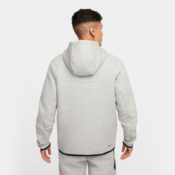 Nike Men's Tech Full-Zip Windrunner Hoodie Grey Nike Men's Tech Full-Zip Windrunner Hoodie Grey image number 1