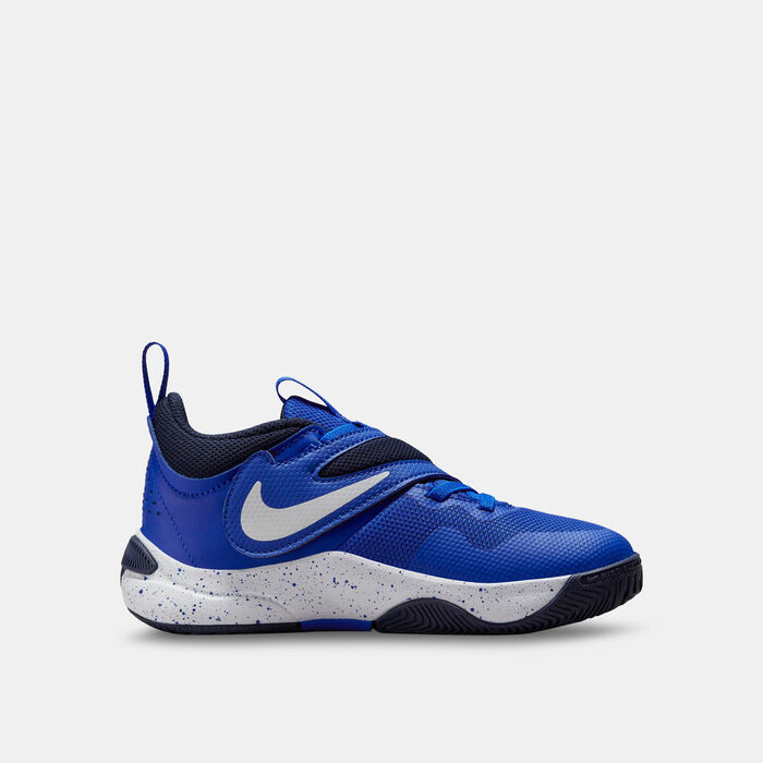 Nike Kids' Team Hustle D 11 Basketball Shoes Blue image number 1