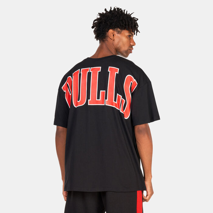 Chicago Bulls Black Infill Oversized T-Shirt