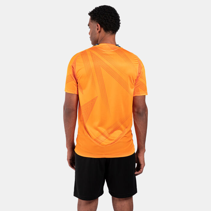 adidas Men's Real Madrid 24/25 Away Authentic Football Jersey Orange adidas Men's Real Madrid 24/25 Away Authentic Football Jersey Orange image number 1