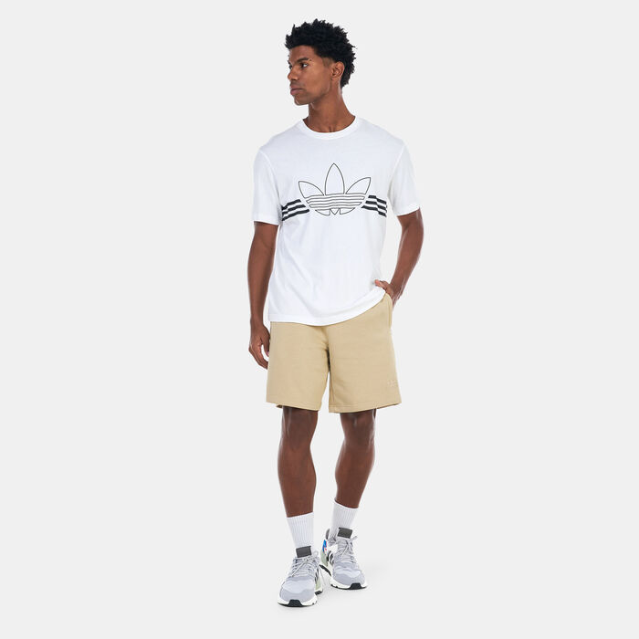 adidas Originals Men's Graphics Camo Stripe Shorts Beige image number 2