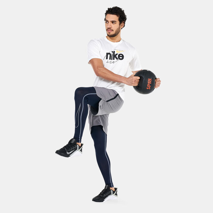 Nike Men’s Pro Dri-FIT Tights Blue image number 2
