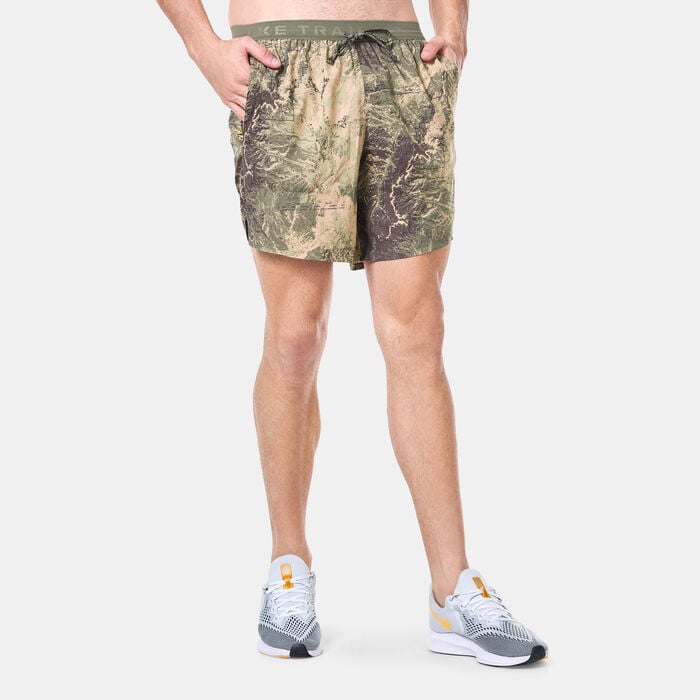 Nike Men's Dri-FIT Brief-Lined Running Shorts Green Nike Men's Dri-FIT Brief-Lined Running Shorts Green image number 0