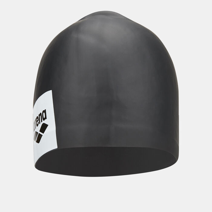 Arena Logo Moulded Swimming Cap Black Arena Logo Moulded Swimming Cap Black image number 0