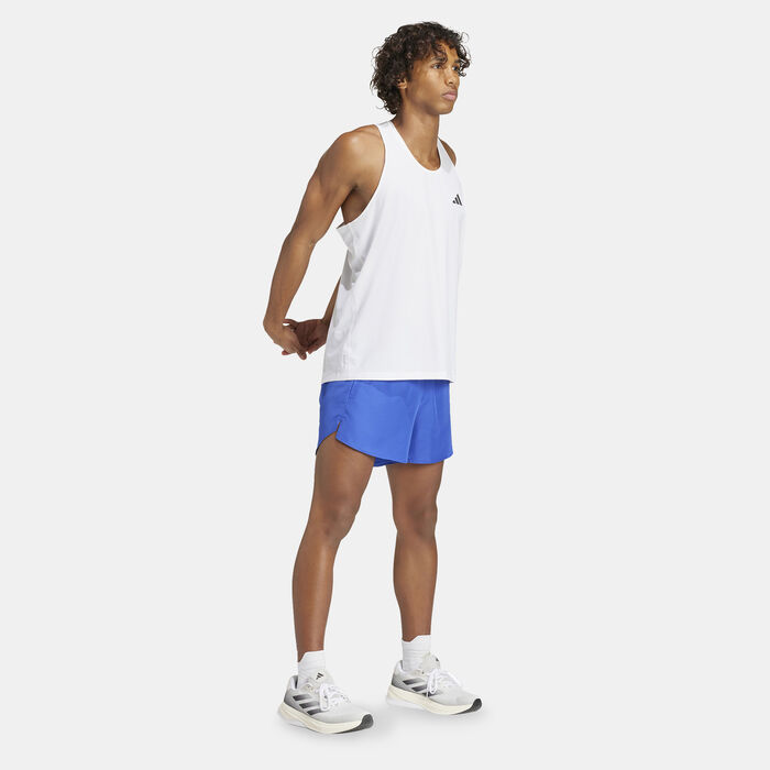 adidas Men's Run It Shorts Blue adidas Men's Run It Shorts Blue image number 2