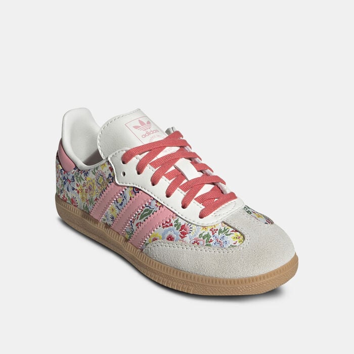 adidas Originals Kids' Samba OG x Liberty London Shoes Multi-Color adidas Originals Kids' Samba OG x Liberty London Shoes Multi-Color image number 1