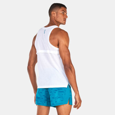 Under Armour Men's UA Streaker Wind Tank Top White Under Armour Men's UA Streaker Wind Tank Top White