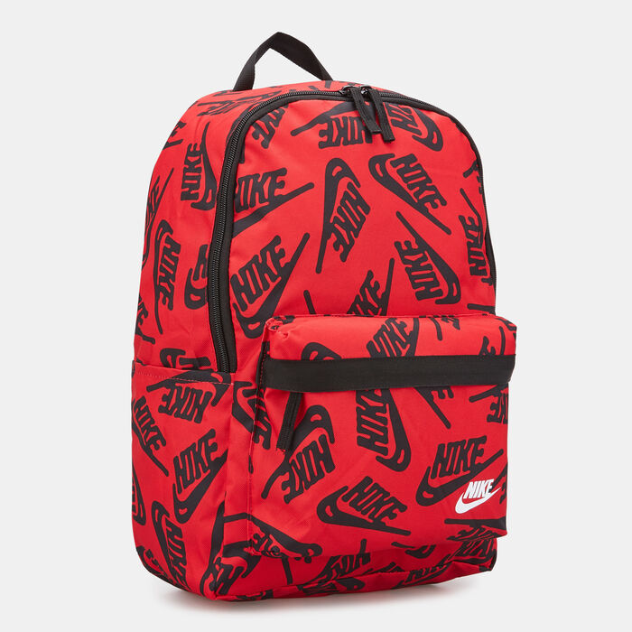 Nike Men's Hertiage Printed Backpack Red Nike Men's Hertiage Printed Backpack Red image number 2