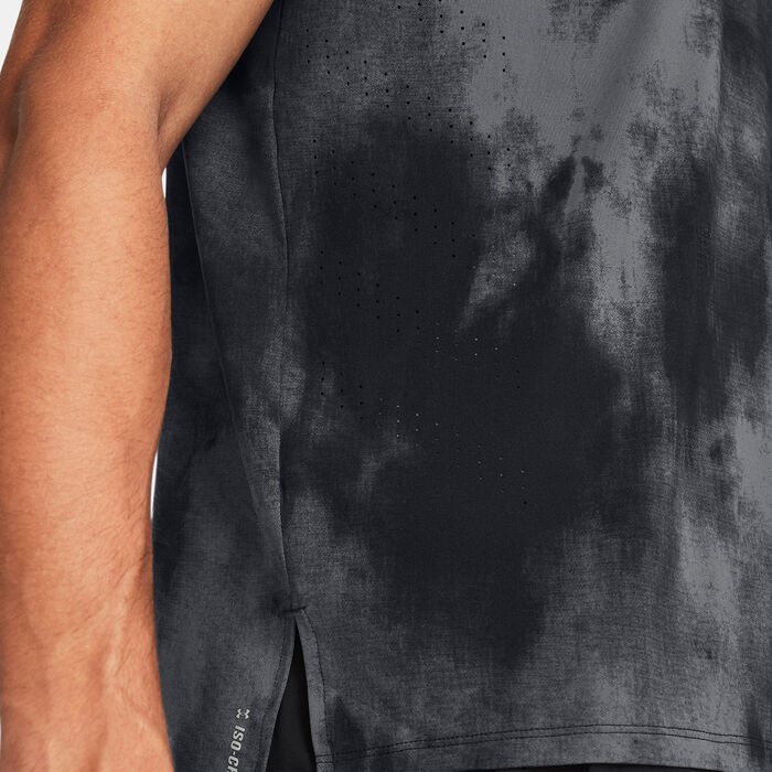 Under Armour Men's Launch Elite Wash T-Shirt Black image number 2