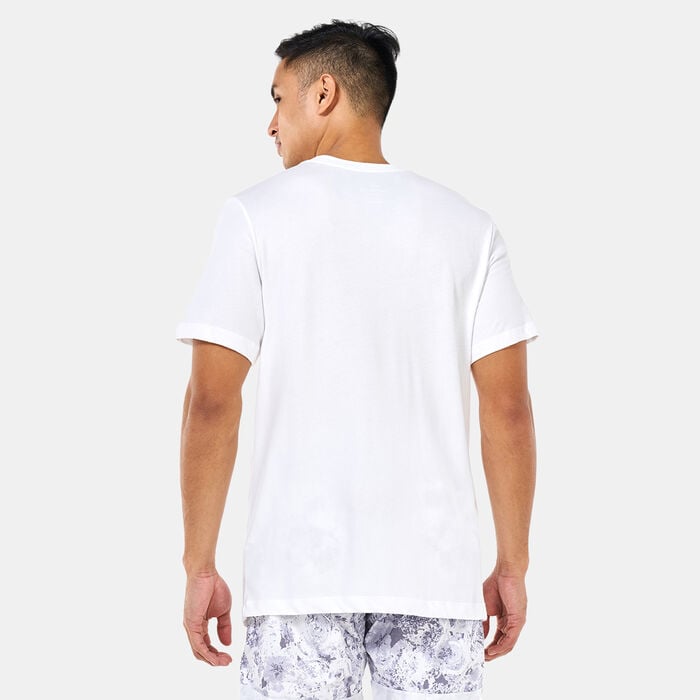 Nike Men's Court Dri-FIT Swoosh Tennis T-Shirt White Nike Men's Court Dri-FIT Swoosh Tennis T-Shirt White image number 1