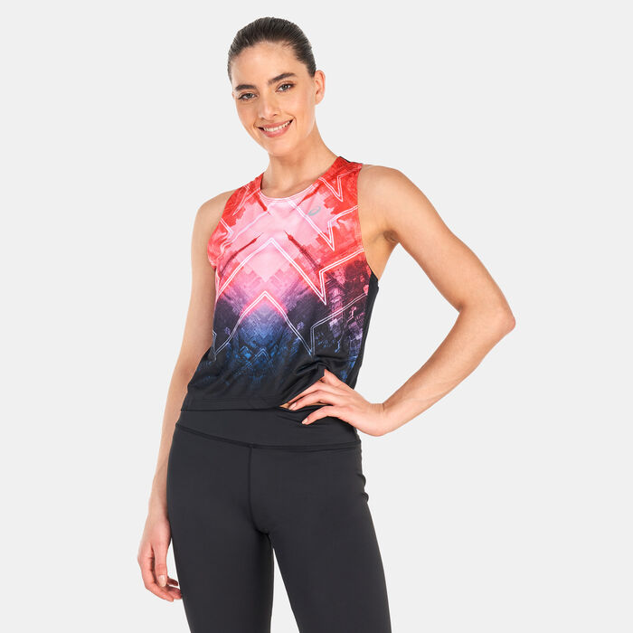 ASICS Women's Marathon Tank Top Multi-Color ASICS Women's Marathon Tank Top Multi-Color image number 0