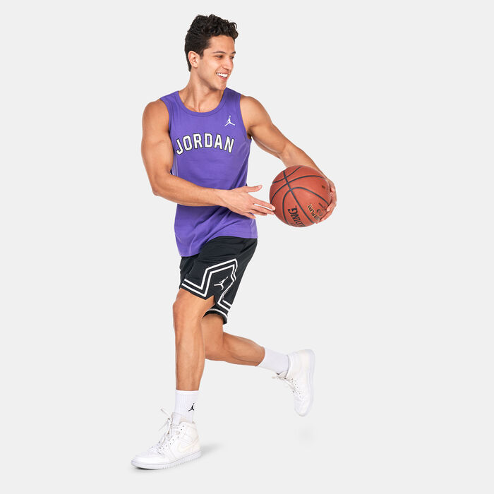 Jordan Men's Dri-FIT Sport Diamond Shorts Black Jordan Men's Dri-FIT Sport Diamond Shorts Black image number 2