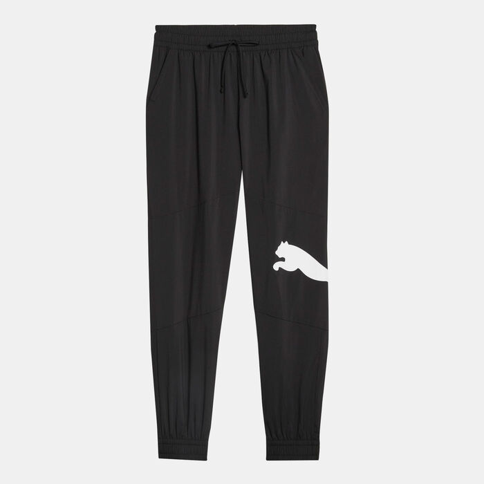 PUMA Men's Train All Day Big CAT Woven Pants Black PUMA Men's Train All Day Big CAT Woven Pants Black image number 0