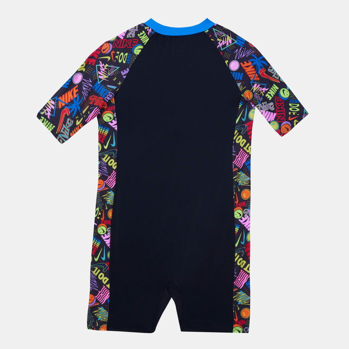 Nike Swim Kids' Have A Day Zip Legsuit Black Nike Swim Kids' Have A Day Zip Legsuit Black image number 1