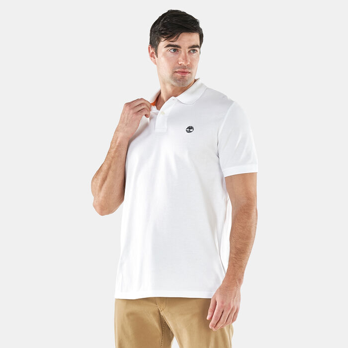 Timberland Men's Millers River Polo Shirt White Timberland Men's Millers River Polo Shirt White image number 0